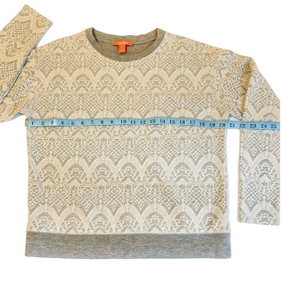 🍋 Joe Fresh • Faux Lace Gray Sweater - Picture 8 of 8